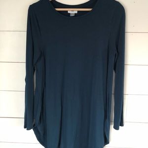 Jewel Tone Long Sleeve Shirt - sz m